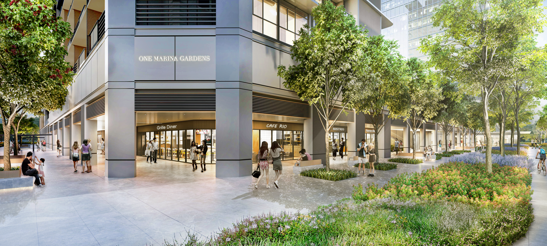 Artist's impression of One Marina Gardens